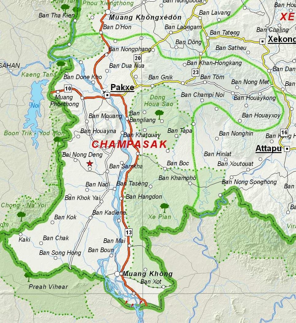 Kart тямпасак Laos
