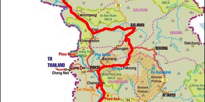 Kart саваннакхет Laos