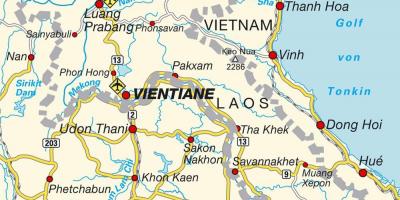 Hava Laos xəritədə