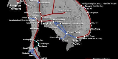 Laos kart dəmir yollarının