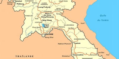 Ətraflı xəritəsi Laos